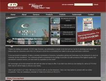 Tablet Screenshot of esdsignservices.com